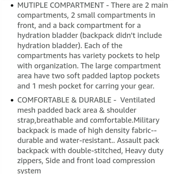 🆕⭐ Military camouflage tactical backpack - Picture 14 of 16